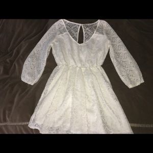 Long sleeve lace summer dress